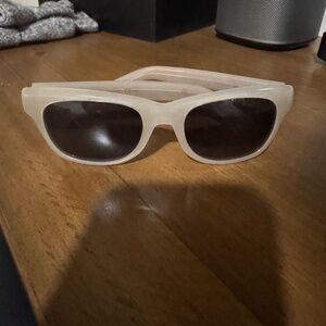 Yves Saint Laurent Cream Sunglasses